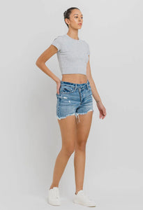 High Rise Low Front Rise Shorts