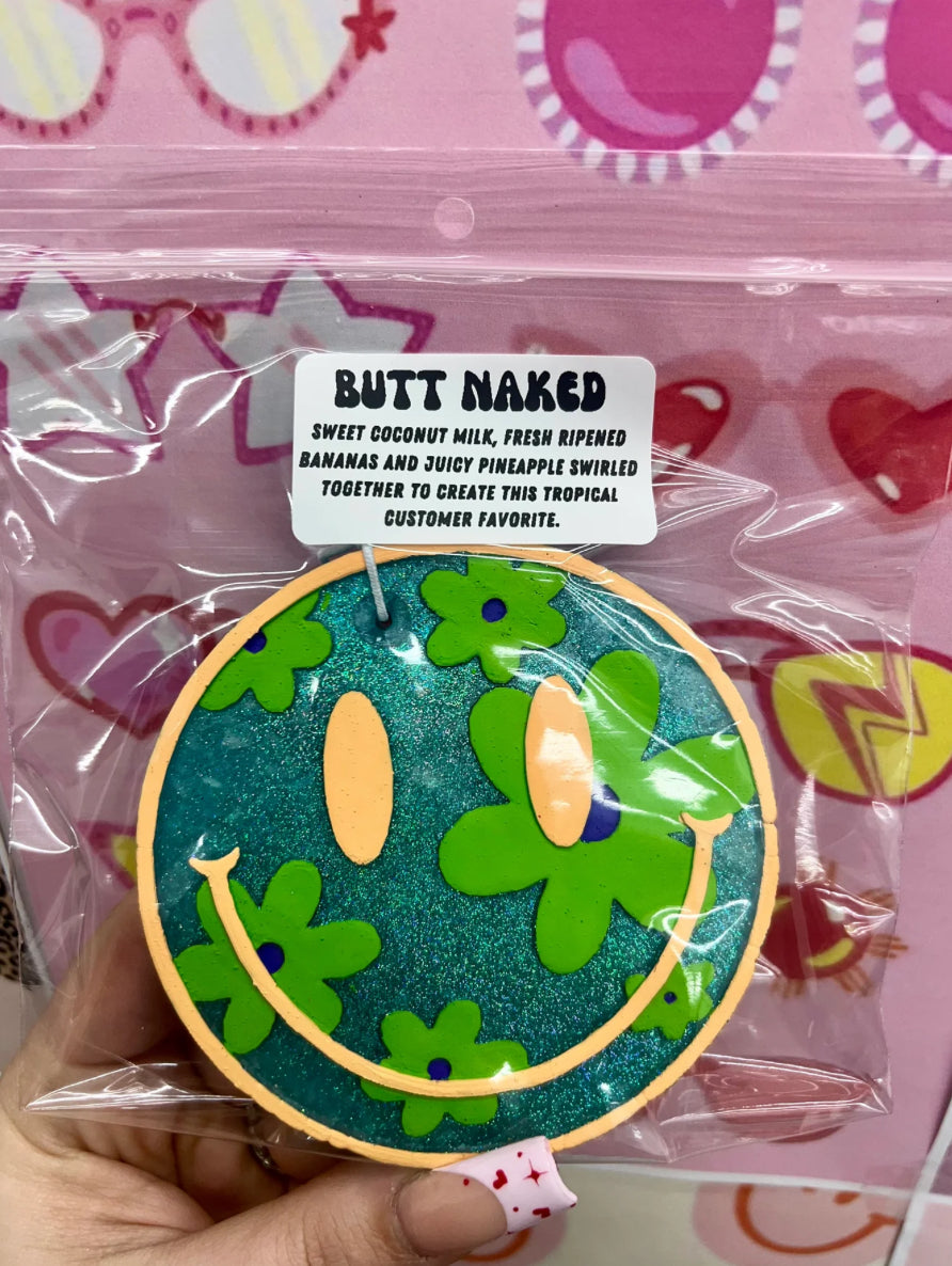 Butt Naked Smiley Freshie